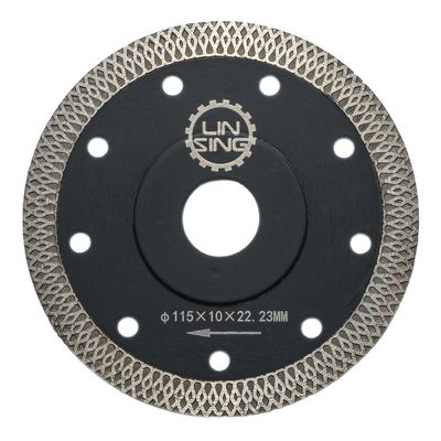 115 mm Mesh Thin Turbo Disc Porcellana Ceramica Strumenti di taglio a diamanti Disco taglio lama 20