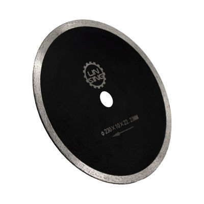 20 mm Lunghezza della lama D230 mm Fresco continuo bagnato Lama di segatura a diamante per taglio di piastrelle ceramiche