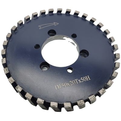 Ruota CNC di 150 mm personalizzata per esigenze di profilazione di granito marmo quarzo accurato