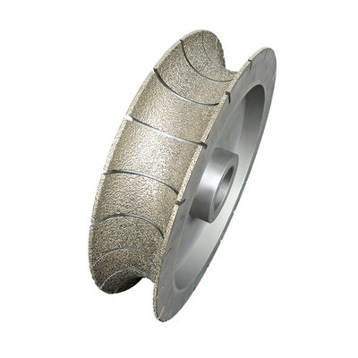 64-134 mm Long Life span Stone Block Profiling Tools CNC Vacuum Drazed Diamond Grinding Wheel per la profilazione