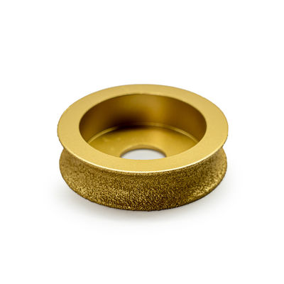 Lavoratore a vuoto con filo di pietra brazzato per profilo di diamante ruota di rottura 64-134 mm polvere di metallo