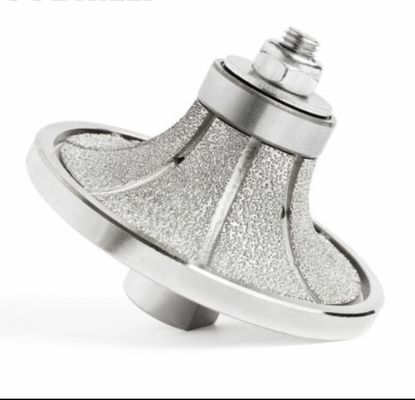 Ruota a profilo a mano di diamante brasata a vuoto per granito di grado A supporto personalizzato OEM