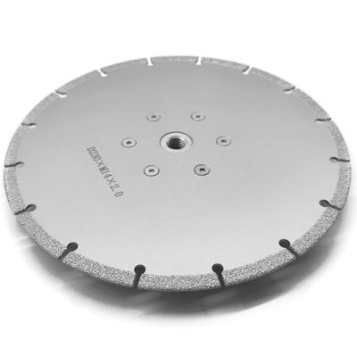 Disco di taglio di diamanti da 230 mm Lama a seghe brasata a vuoto per il taglio di piastrelle di marmo metallico