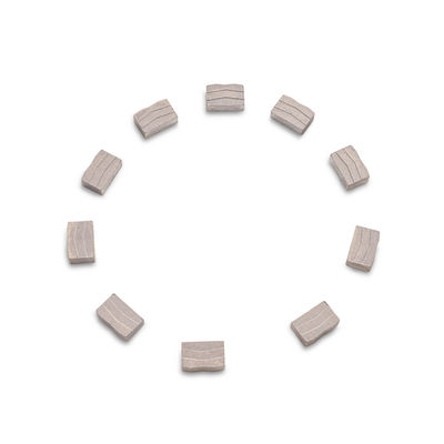 Segmento di diamanti in granito di forma M resistente da 24*7,6/8,4*15 mm per lama multi-cutter da 6,5 mm