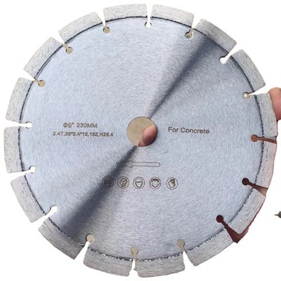 Disco di taglio per lame di seghe di diamanti con saldatura al laser di 230 mm per applicazioni pesanti