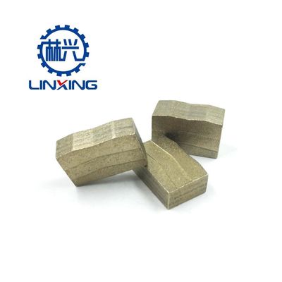 LINXING Segmenti di diamanti per il taglio del granito 900 mm-4200 mm e forma del segmento più affusolato