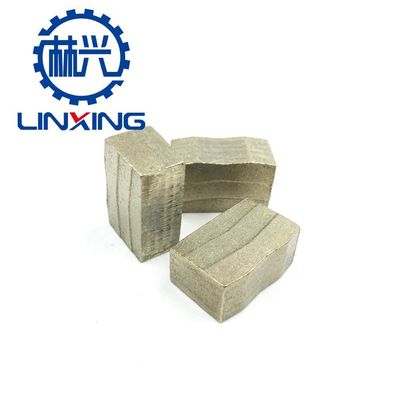 LINXING Segmenti di diamanti per il taglio del granito 900 mm-4200 mm e forma del segmento più affusolato