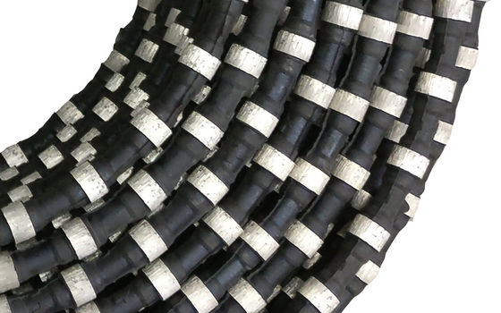 11.5mm gomma molla seghe a filo di diamante per la estrazione mineraria marmo taglio diamanti perline
