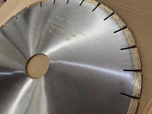 Disco da taglio diamantato in marmo di pietra pakistano 450mm Taglierina con scanalatura a U 40 * 5.0 * 10 mm Nitidezza