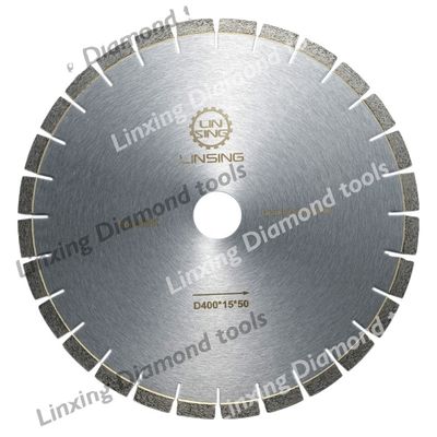 Strumenti di diamante per il taglio di piastrelle di granito Dischi dimensione del segmento 40 * 3.2 * 15mm diametro 350mm