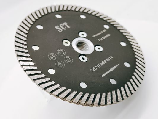 115 mm lame di seghe a diamante turbo sottile continua per applicazioni di taglio e macinatura