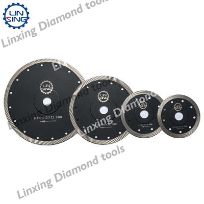 Disco di taglio di diamanti di 230 mm Segmentato Turbo Strumenti di taglio sottili Lama di seghe di diamanti 4' 5' 7