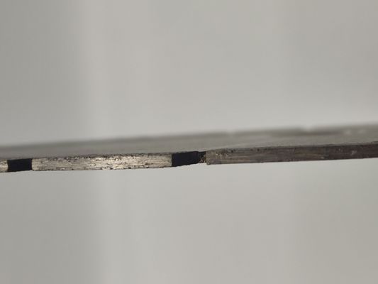 Pietra di lava a forma di U di taglio di 350 mm Disco a lama di seghe di diamanti con dimensioni di segmento 40 * 3.3 * 15 mm