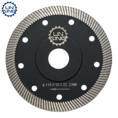 115 mm Mesh Thin Turbo Disc Porcellana Ceramica Strumenti di taglio a diamanti Disco taglio lama 20