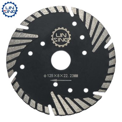 Disco turbo a segmento sottile 230 mm T tipo lama di seghe di diamanti per il taglio della pietra di marmo