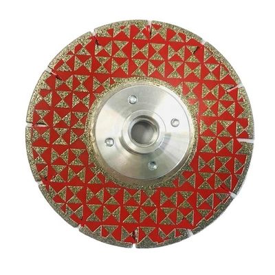 Disco di taglio in marmo elettroplata da 180 mm con flange M14 e supporto OEM personalizzato