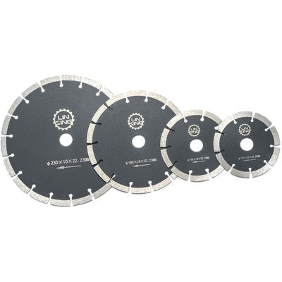Disco di taglio del diamante a segmento laser da 9" 230 mm per piastrelle ceramiche in cemento e marmo di granito