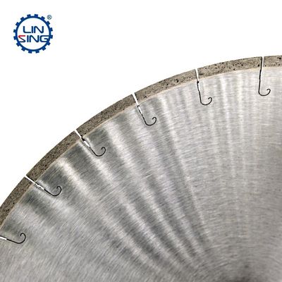 Disco di taglio per gancio da pesce in marmo da 14' di lunghezza e lama di sega a polvere di diamanti per taglio di ceramica