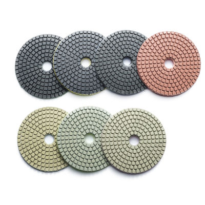 Pad di lucidatura di diamanti bagnati per granito marmo quarzo pietra 7 pezzi set