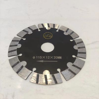 Diametro 115 mm Turbo Segmentato Disco Taglia denti per Marmo Granito Bricks Asfalto Marciapiede
