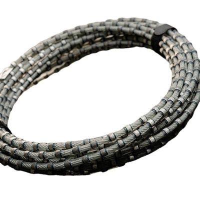 Pietra di taglio seghe a filo di diamante con 11,0 mm di diametro di perline e 37 pcs perline per metro