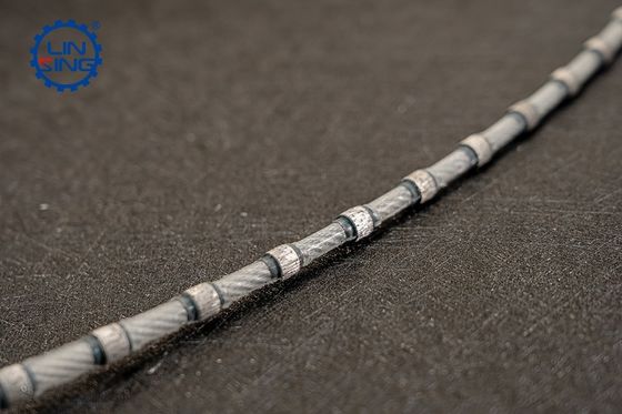 8.8mm perline sinterizzate di plastica seghe a filo di diamante per il taglio di blocchi di granito ad alta precisione