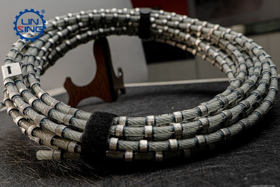 8.8mm perline sinterizzate di plastica seghe a filo di diamante per il taglio di blocchi di granito ad alta precisione