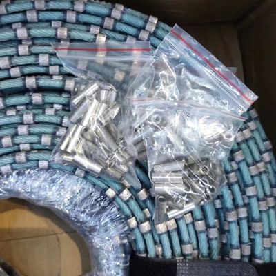 Taglio di seghe di filo di diamante di plastica a perline da 8,3 mm per quadratura e profilazione di blocchi di granito