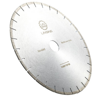 10mm Arbor Dia 14" 350mm Silent Diamond Circular Saw Blade per il taglio e la scanalatura del bordo della lastra di pietra di granito di marmo