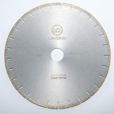 10mm Arbor Dia 14" 350mm Silent Diamond Circular Saw Blade per il taglio e la scanalatura del bordo della lastra di pietra di granito di marmo