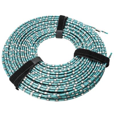 ODM supportato 7.3mm sinterizzato perla plastica seghe a filo di diamante per il taglio di blocchi di granito