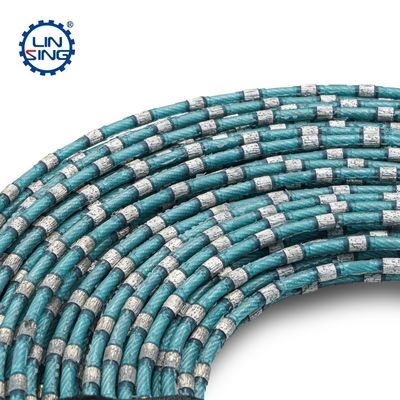 ODM supportato 7.3mm sinterizzato perla plastica seghe a filo di diamante per il taglio di blocchi di granito