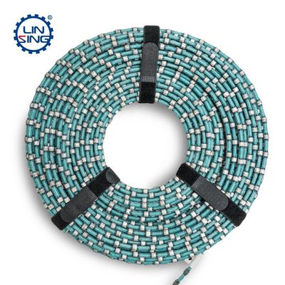 ODM supportato 7.3mm sinterizzato perla plastica seghe a filo di diamante per il taglio di blocchi di granito