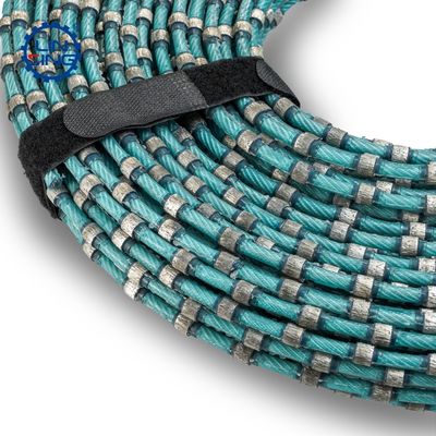 ODM supportato 7.3mm sinterizzato perla plastica seghe a filo di diamante per il taglio di blocchi di granito