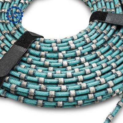 ODM supportato 7.3mm sinterizzato perla plastica seghe a filo di diamante per il taglio di blocchi di granito