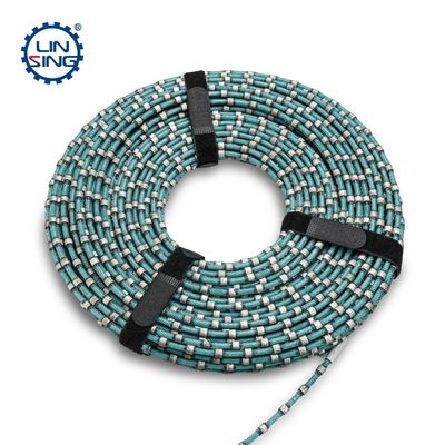 ODM supportato 7.3mm sinterizzato perla plastica seghe a filo di diamante per il taglio di blocchi di granito