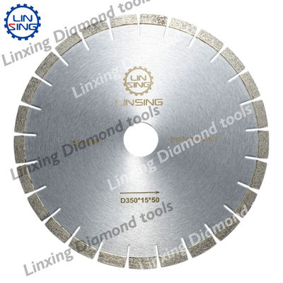 D340/400/450mm Lama di seghe di diamanti per taglio di granito affilato 24 denti per pollice