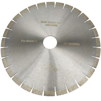 Diametro 400mm Pietra Granito Disco Piastrelle Strumenti di taglio U-slot 16 pollici Silent Diamond Saw Blade Cutter Disco