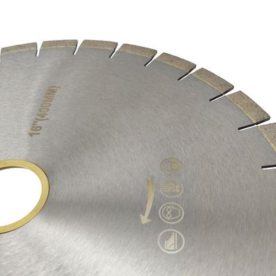 Diametro 400mm Pietra Granito Disco Piastrelle Strumenti di taglio U-slot 16 pollici Silent Diamond Saw Blade Cutter Disco