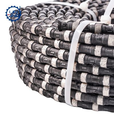 Fusoliera di diamanti segata con filo armato per il taglio del calcestruzzo 11,5 mm filo di gomma a molla con supporto