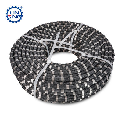 Fusoliera di diamanti segata con filo armato per il taglio del calcestruzzo 11,5 mm filo di gomma a molla con supporto