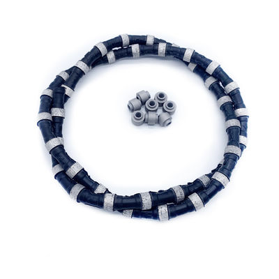 Fusoliera di diamanti segata con filo armato per il taglio del calcestruzzo 11,5 mm filo di gomma a molla con supporto