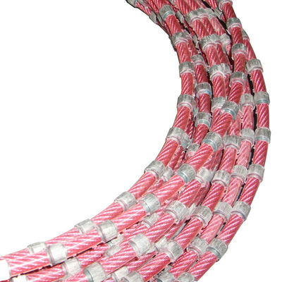 8.8mm Mono Diamond Wire Saw per il taglio rapido di blocchi di marmo di granito per la profilazione quadrata