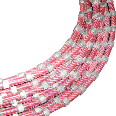 8.8mm Mono Diamond Wire Saw per il taglio rapido di blocchi di marmo di granito per la profilazione quadrata