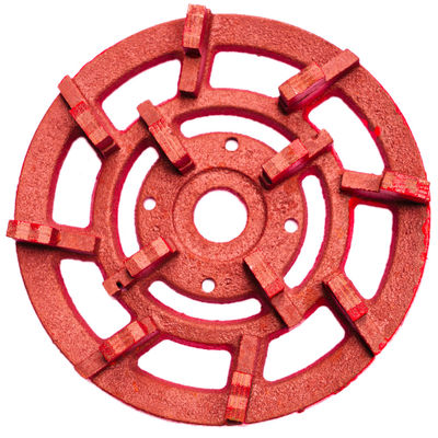 Piastra di macinazione a legame metallico di diamanti per la pietra di granito 6 "dimensioni 400 Grit
