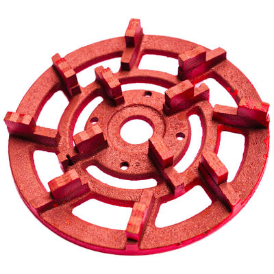 Piastra di macinazione a legame metallico di diamanti per la pietra di granito 6 "dimensioni 400 Grit