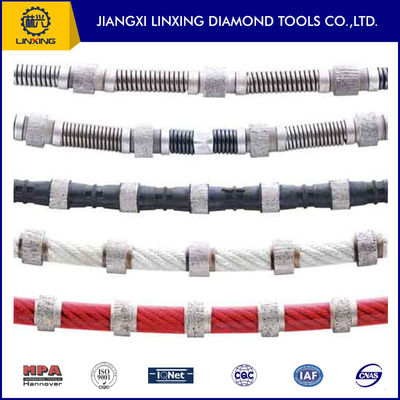 Legatura di plastica seghe multifili di diamanti per il taglio di blocchi di granito di diametro D7.3/D6.3mm