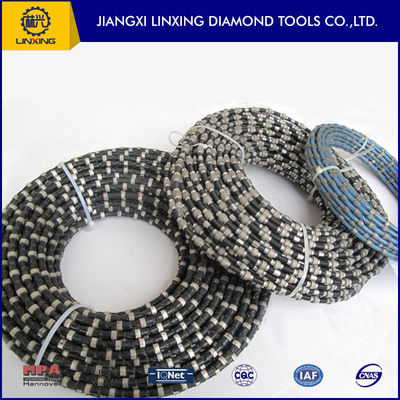 Legatura di plastica seghe multifili di diamanti per il taglio di blocchi di granito di diametro D7.3/D6.3mm
