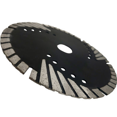 D230mm Lama triangolare a seghe ondulate con denti di protezione turbo per il taglio della pietra