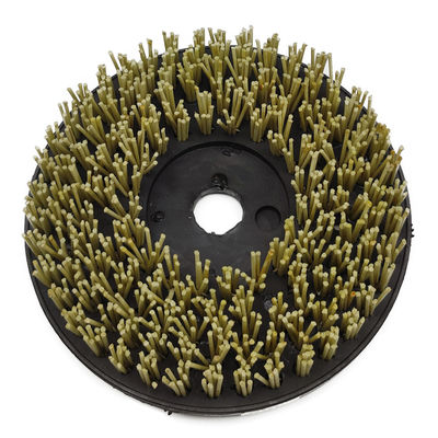 Spazzola in nylon da 100 mm con grani di diamanti abrasivi per macchine di rettifica e lucidatura automatiche